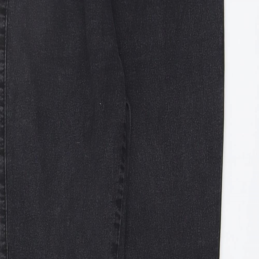 Denim & Co. Womens Grey Cotton Jegging Jeans Size 8 L29 in Regular