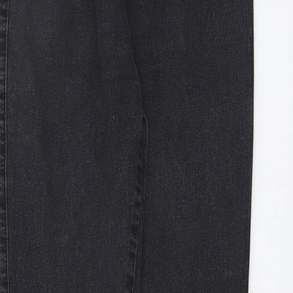 Denim & Co. Womens Grey Cotton Jegging Jeans Size 8 L29 in Regular