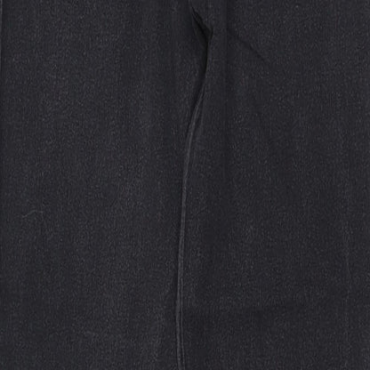 Denim & Co. Womens Grey Cotton Jegging Jeans Size 8 L29 in Regular