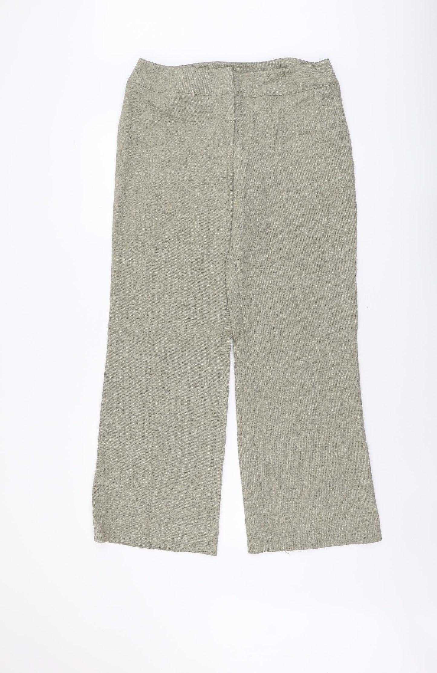 Womens UK Size 14 Berkertex Regular Fit  Beige Trousers