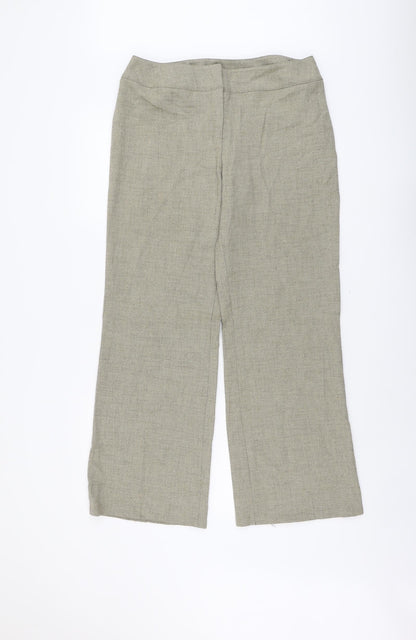Womens UK Size 14 Berkertex Regular Fit  Beige Trousers