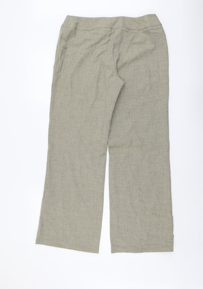 Womens UK Size 14 Berkertex Regular Fit  Beige Trousers