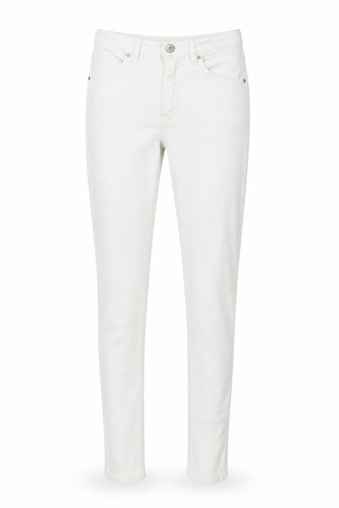 Womens UK Size 6 Toxik3 Regular Fit Skinny White Jeans