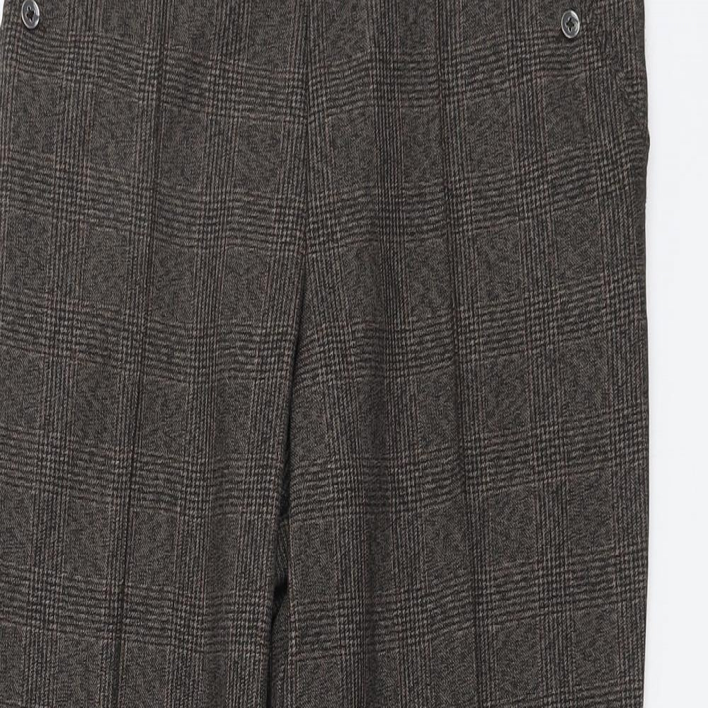 Womens UK Size 12 Marks and Spencer Regular Fit  Brown Trousers