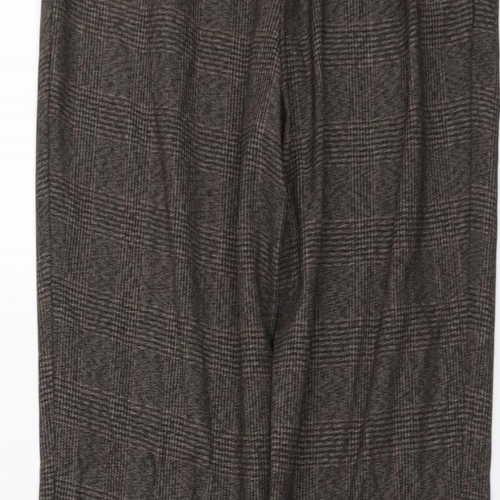Womens UK Size 12 Marks and Spencer Regular Fit  Brown Trousers