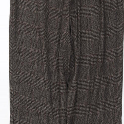 Womens UK Size 12 Marks and Spencer Regular Fit  Brown Trousers