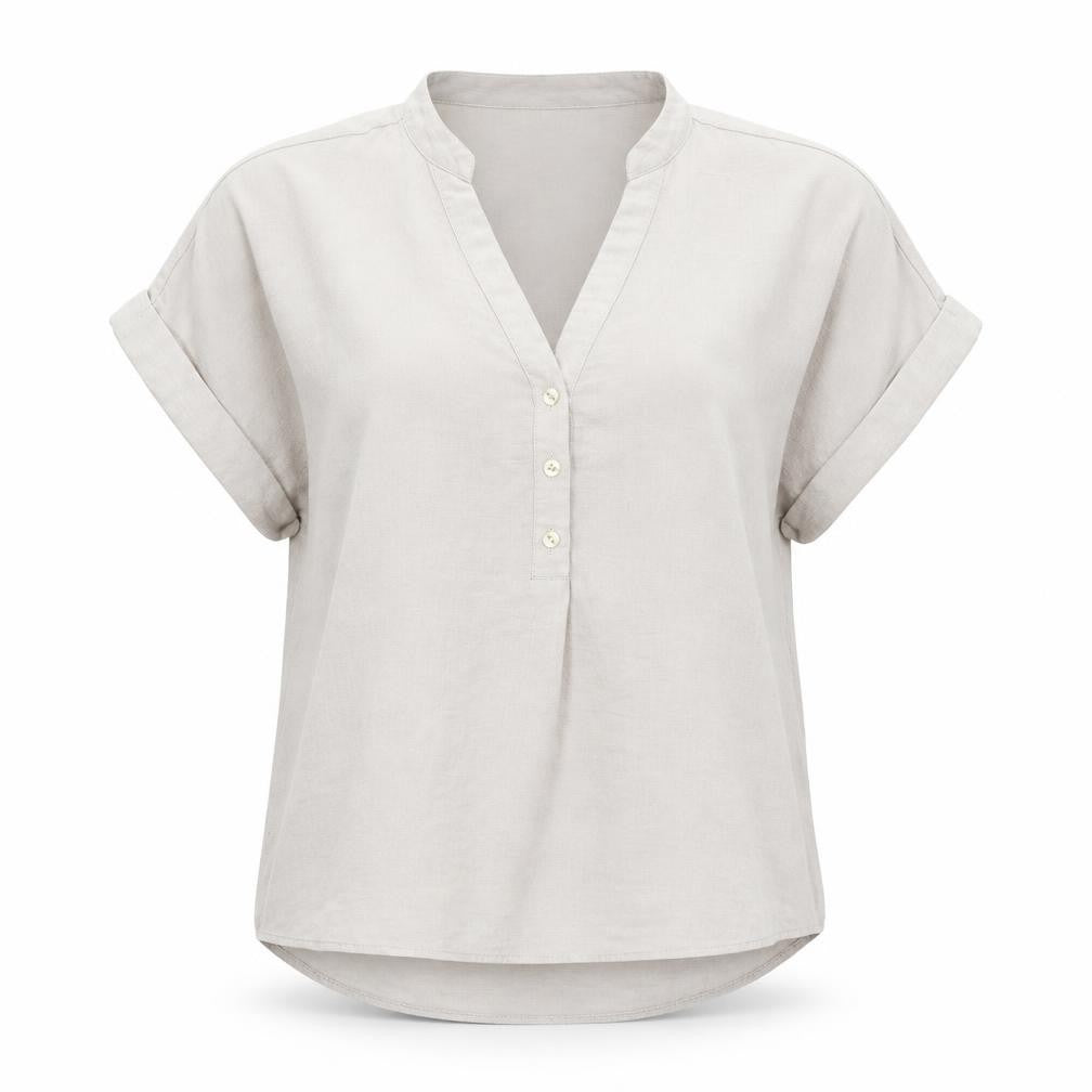 Womens UK Size 8 New Look Brown Basic Blouse