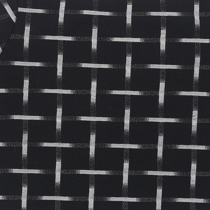 Womens UK Size 6 New Look Black Basic T-Shirt