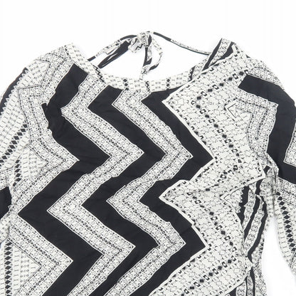 Womens UK Size M VILA White Basic Blouse
