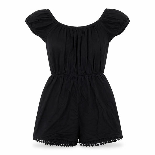 Womens UK Size 8 ASOS One-Piece Black Playsuit