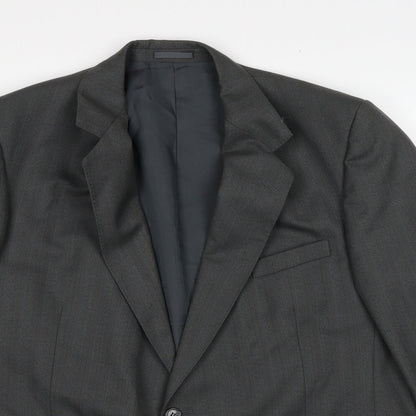 Mens UK Size 44 Preworn Regular Grey Suit Jacket