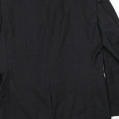 Mens UK Size L Samuel Windsor Regular Grey Suit Jacket