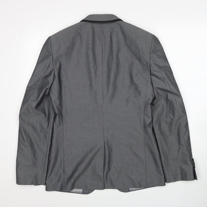 Mens UK Size 36 Burton Regular Grey Suit Jacket