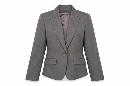 Warehouse Womens Red Striped Jacket Blazer Size 14 Button