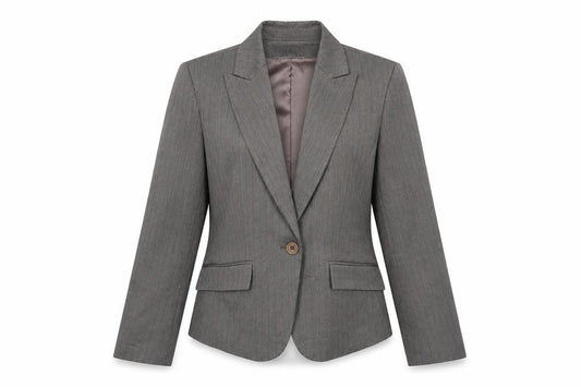 Warehouse Womens Red Striped Jacket Blazer Size 14 Button