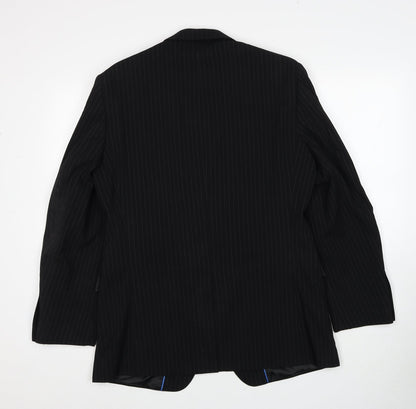 Mens UK Size 36 Butler & Webb Regular Black Suit Jacket