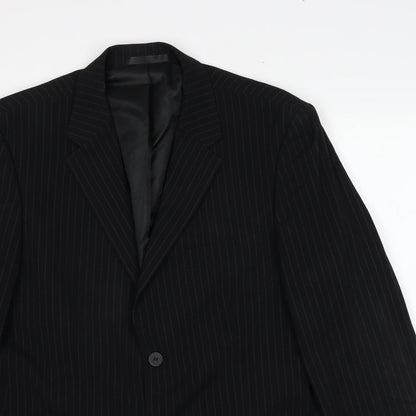 Mens UK Size 36 Butler & Webb Regular Black Suit Jacket