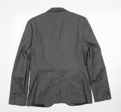Mens UK Size S H&M Regular Grey Suit Jacket