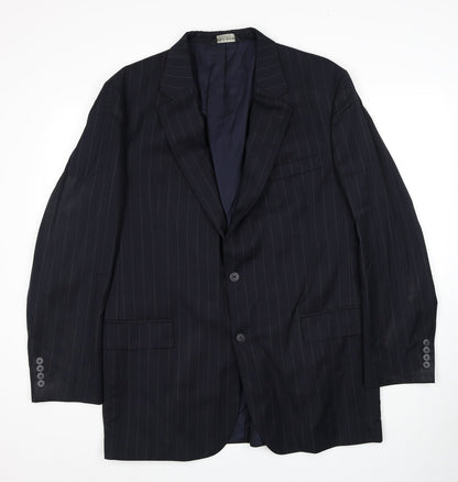 Mens UK Size 44 Jos. A. Bank Regular Black Suit Jacket