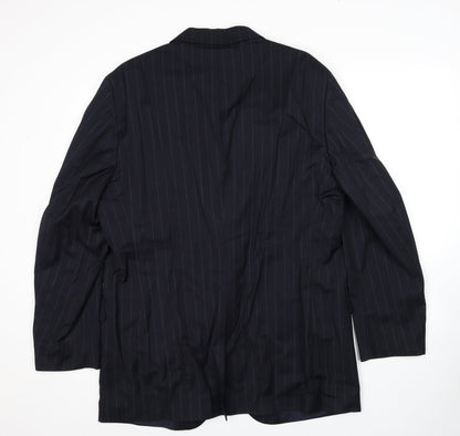 Mens UK Size 44 Jos. A. Bank Regular Black Suit Jacket