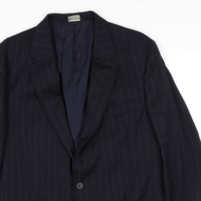 Mens UK Size 44 Jos. A. Bank Regular Black Suit Jacket