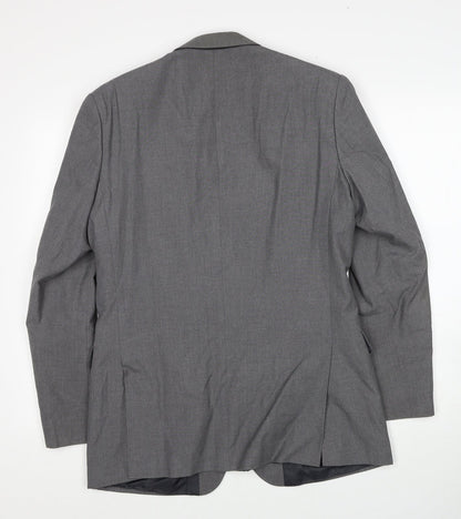 Mens UK Size 38 Karl Jackson Regular Grey Suit Jacket