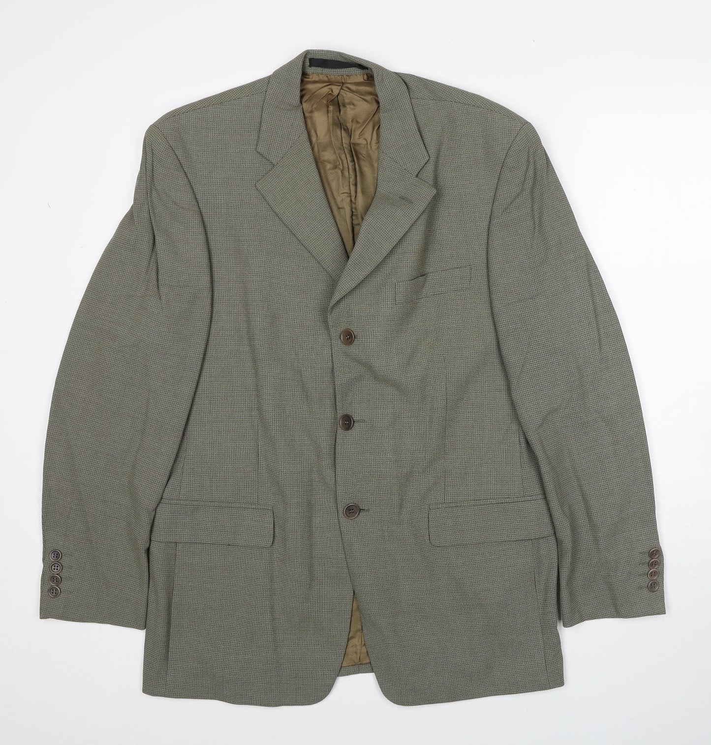 Mens UK Size M Marks and Spencer Regular Green Suit Jacket