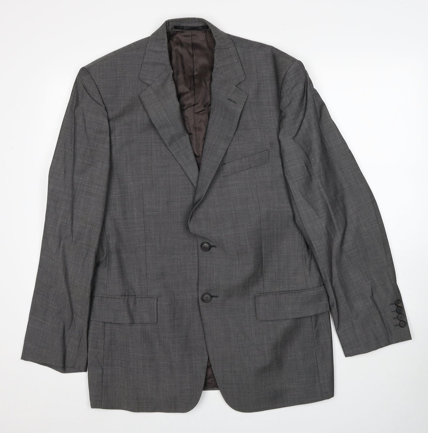 Autograph Mens Grey Wool Jacket Suit Size M Regular