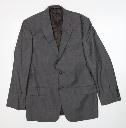 Autograph Mens Grey Wool Jacket Suit Size M Regular