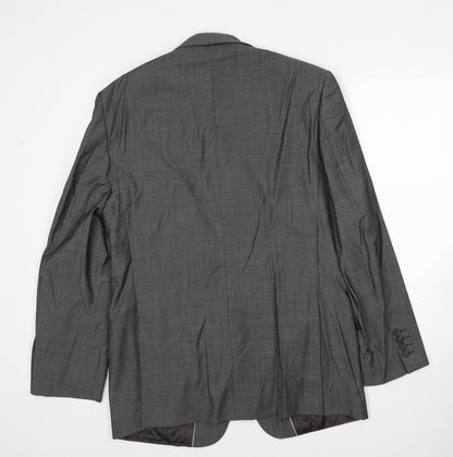Autograph Mens Grey Wool Jacket Suit Size M Regular