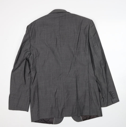 Autograph Mens Grey Wool Jacket Suit Size M Regular