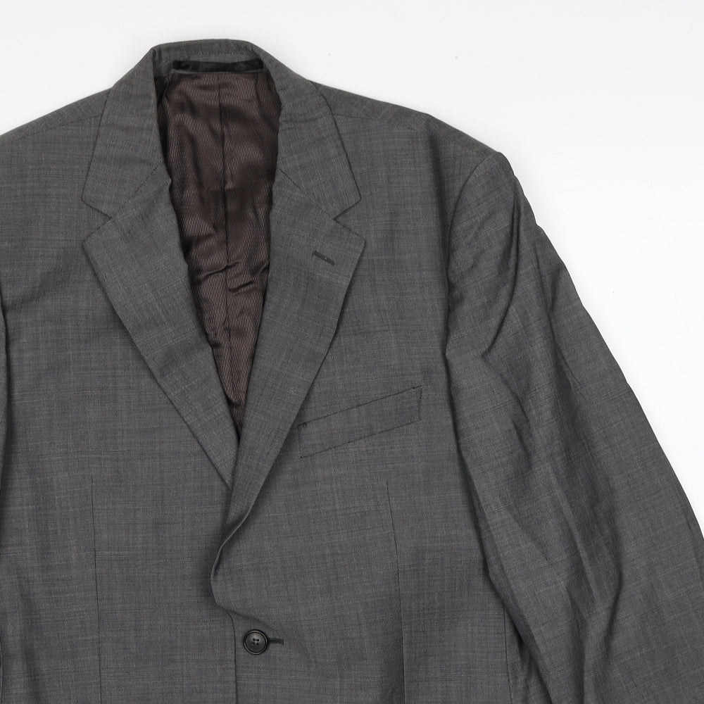 Autograph Mens Grey Wool Jacket Suit Size M Regular