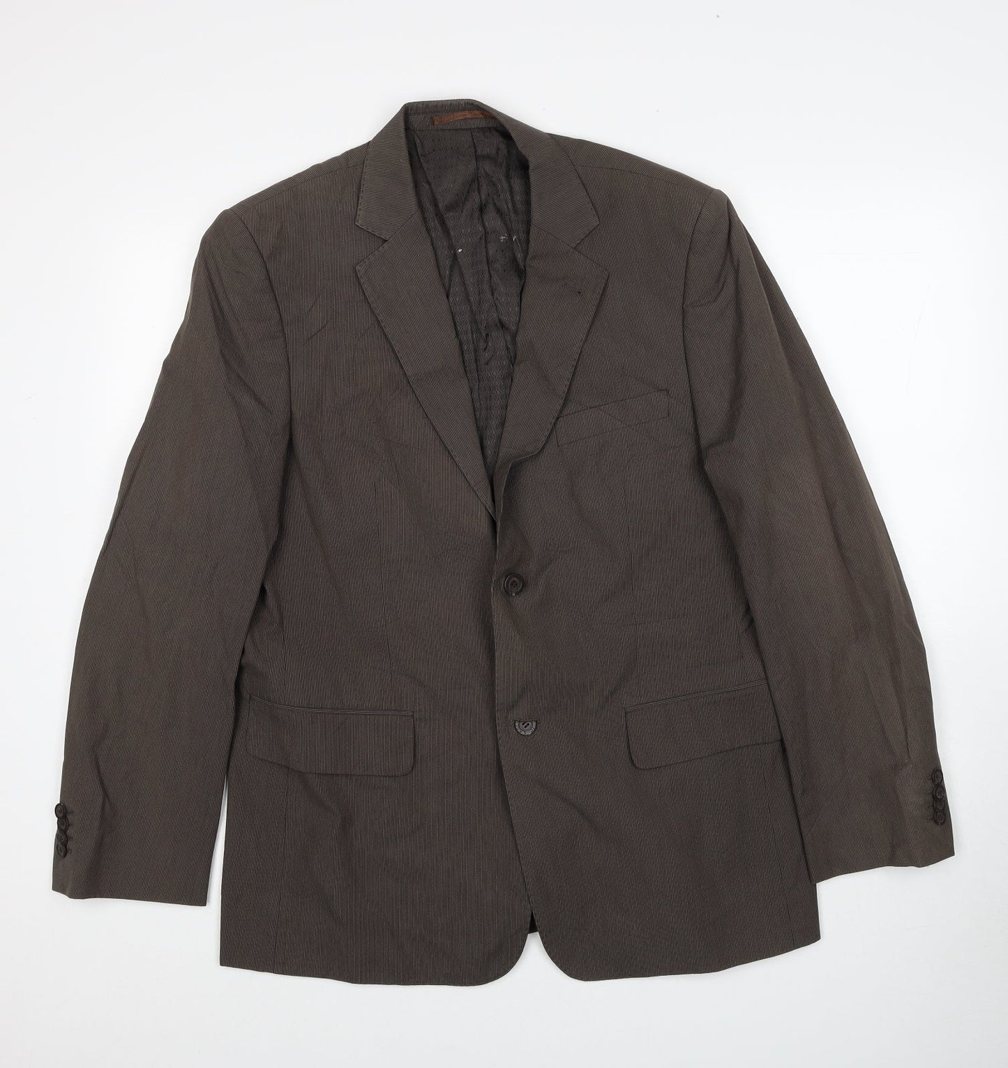 Mens UK Size 40 RJR.John Rocha Regular Brown Suit Jacket