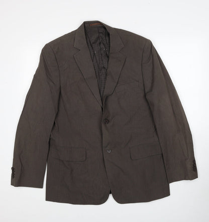 Mens UK Size 40 RJR.John Rocha Regular Brown Suit Jacket