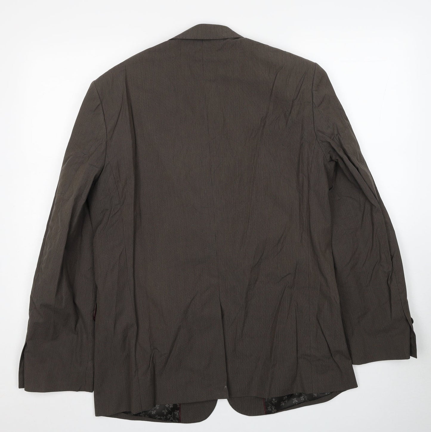 Mens UK Size 40 RJR.John Rocha Regular Brown Suit Jacket