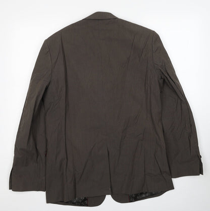 Mens UK Size 40 RJR.John Rocha Regular Brown Suit Jacket