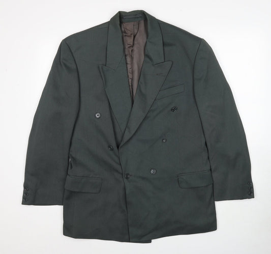 Mens UK Size 38 Corman Regular Green Suit Jacket