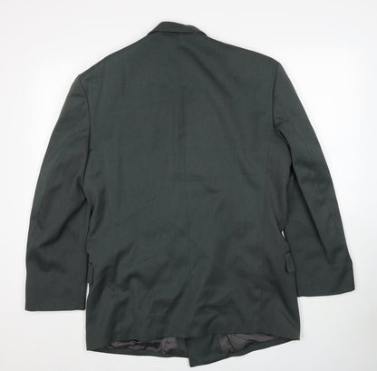 Mens UK Size 38 Corman Regular Green Suit Jacket