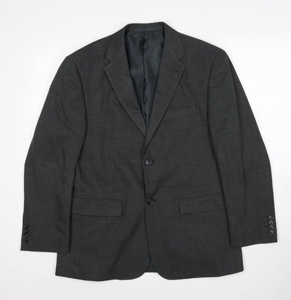 Mens UK Size 40 Greenwoods Regular Grey Suit Jacket