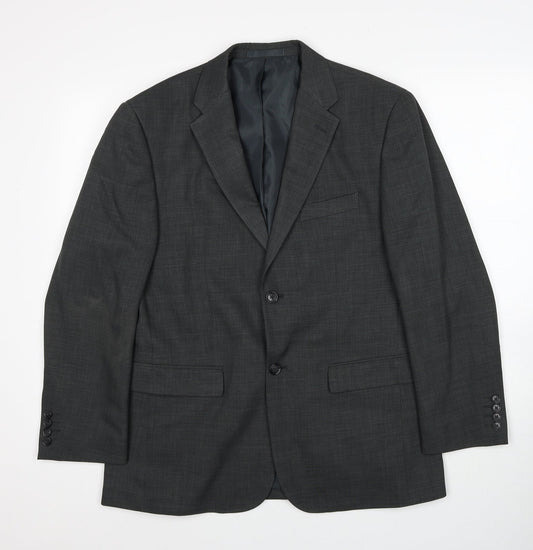 Mens UK Size 40 Greenwoods Regular Grey Suit Jacket