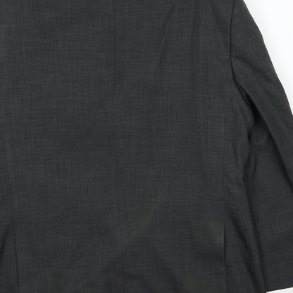 Mens UK Size 40 Greenwoods Regular Grey Suit Jacket