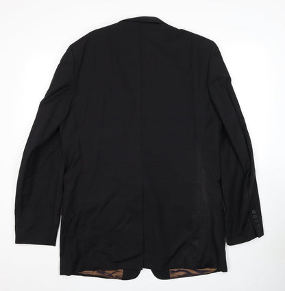 Mens UK Size 42 NEXT Regular Black Suit Jacket