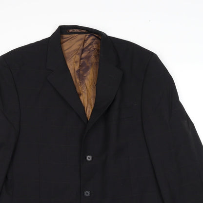 Mens UK Size 42 NEXT Regular Black Suit Jacket