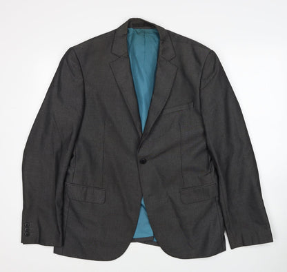 Mens UK Size M Marks and Spencer Regular Grey Suit Jacket