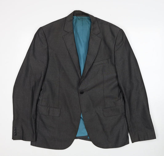 Mens UK Size M Marks and Spencer Regular Grey Suit Jacket