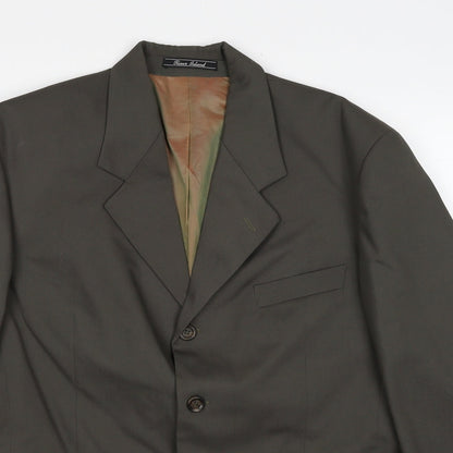 Mens UK Size 38 River Island Regular Grey Suit Jacket