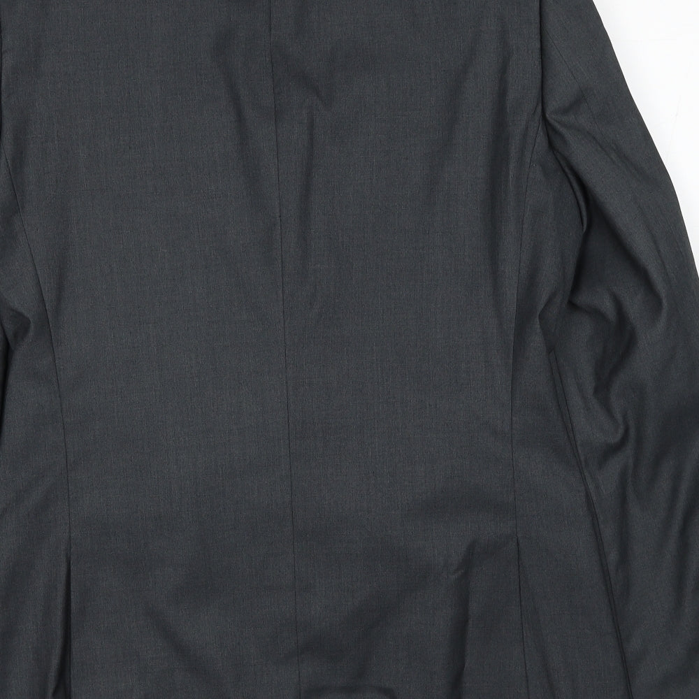 Mens UK Size 40 Charlton Grey Regular Grey Suit Jacket