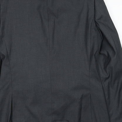 Mens UK Size 40 Charlton Grey Regular Grey Suit Jacket