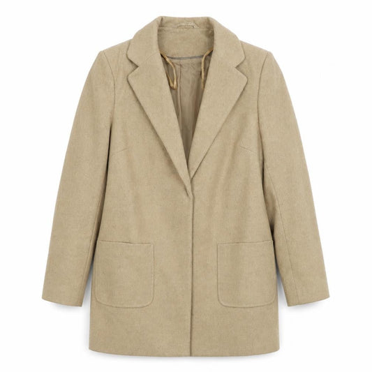 Womens UK Size 10 Red Herring Beige Jacket
