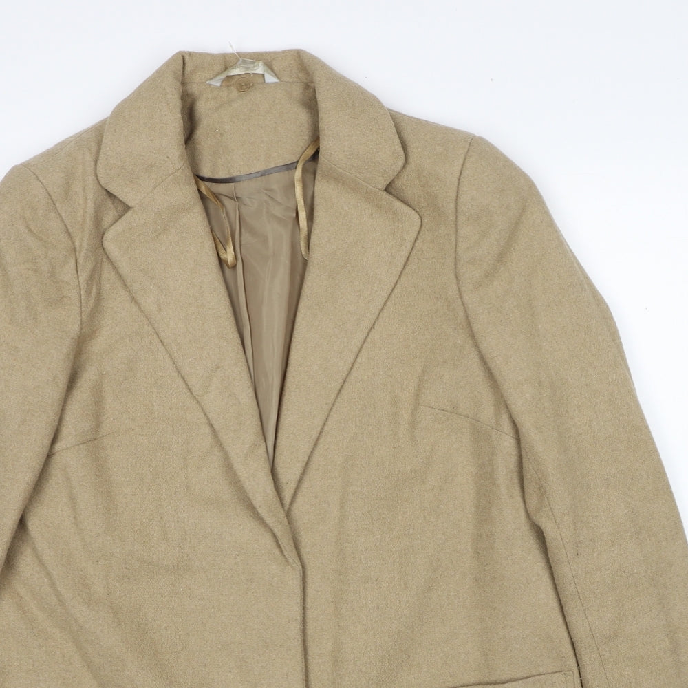 Womens UK Size 10 Red Herring Beige Jacket